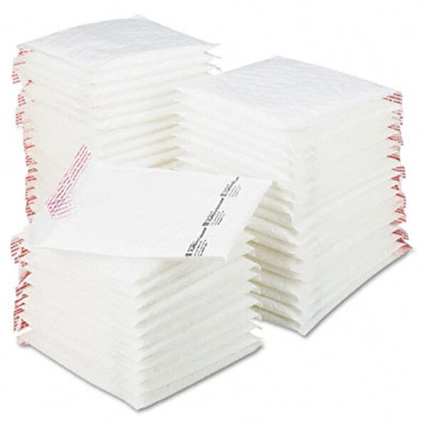 Suitex Jiffy TuffGard Self-Seal Cushioned Mailer Side Seam #2 White 50/carton, 50PK SU41124 - main